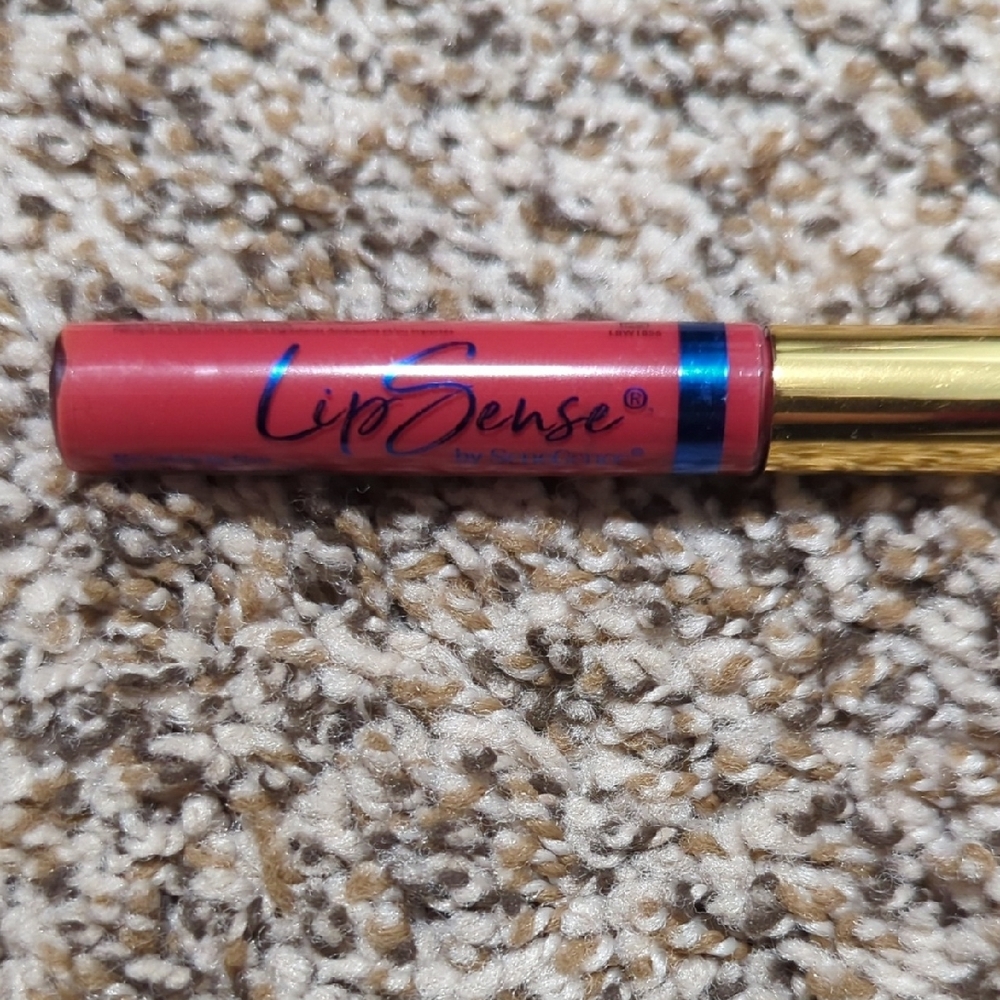 LipSense Pink Lip Balm & Gloss with Vibrant Color and Glossy Finish